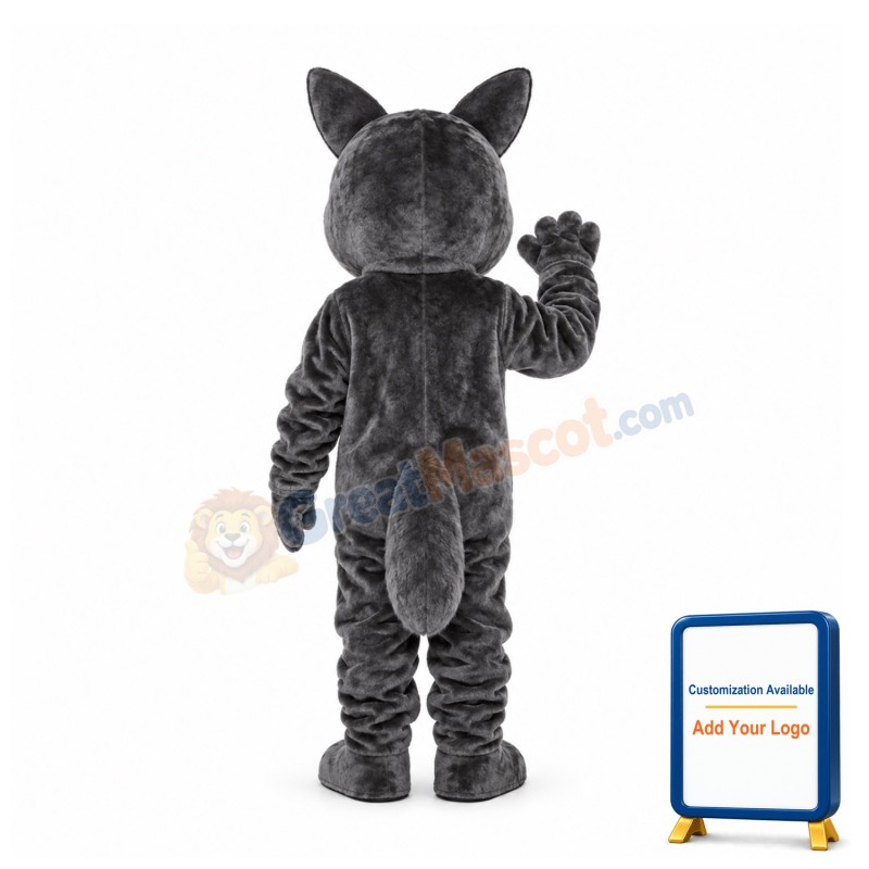 Thin Tooth Wolf Mascot Costume