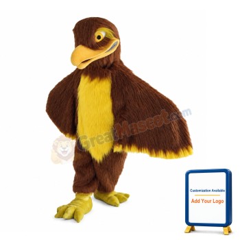 Advanced Hawk Long Fur Mascot Costume