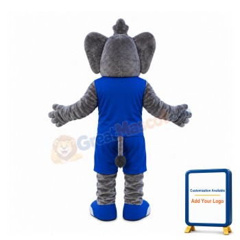 Sports Elephant School Mascot Adult Costume