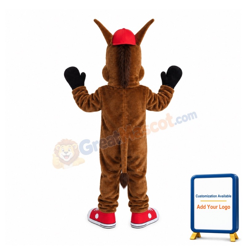 Cheering Horse Mascot Adult Costume