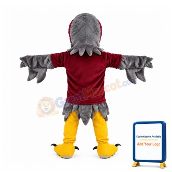 Baseball Red Head Eagle Mascot Costume