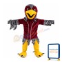 Baseball Red Head Eagle Mascot Costume