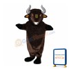 Black Bull Animal Mascot Costume