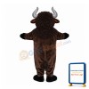 Black Bull Animal Mascot Costume