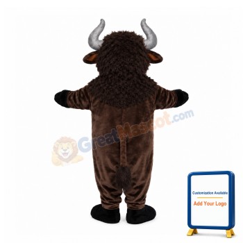 Black Bull Animal Mascot Costume
