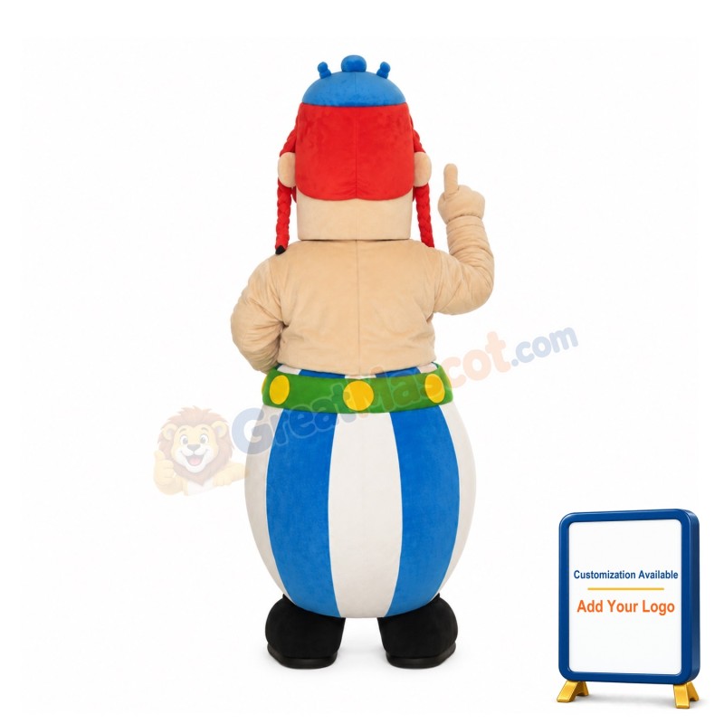 Superhuman Strength Obelix Mascot Costume