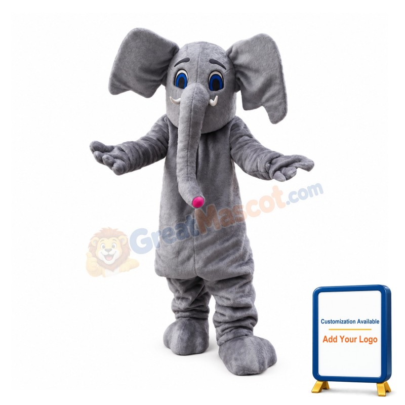 Baby Elephant Animal Mascot Costume