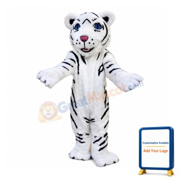 Original Baby White Tiger Animal Mascot Costume