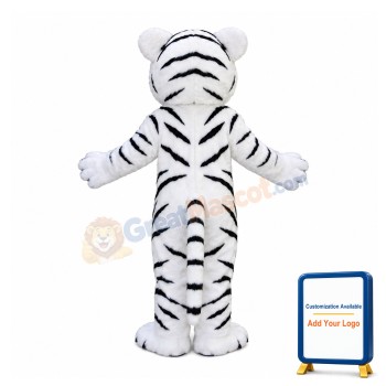 Original Baby White Tiger Animal Mascot Costume