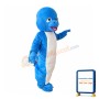 Cute Blue Baby Dragon Mascot Costume