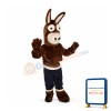 Brown Donkey Mascot Costume