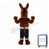 Brown Donkey Mascot Costume