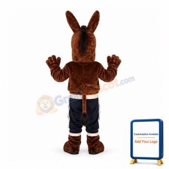 Brown Donkey Mascot Costume