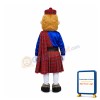Cheering Scottish Man Mascot Costume