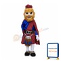 Cheering Scottish Man Mascot Costume