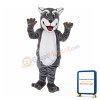 Grey Mountain Lion Animal Mascot Costume