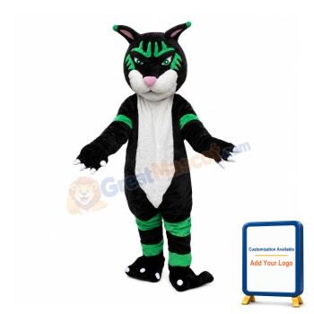 Fantasy Black Tiger Mascot Costume