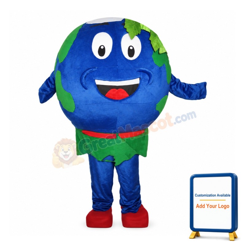 Deluxe Cartoon Earth Mascot Costume