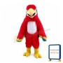 Scarlet Macaw Long Fur Mascot Costume