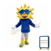 Cool Cartoon Sun Mascot Costume