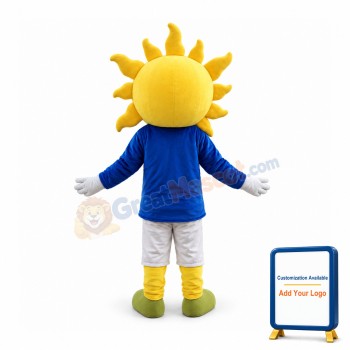 Cool Cartoon Sun Mascot Costume