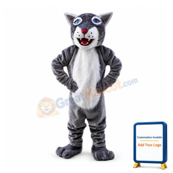 Grey Tiger Animal Mascot Costume