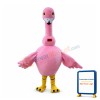 Graceful Pink Flamingo Mascot Costume