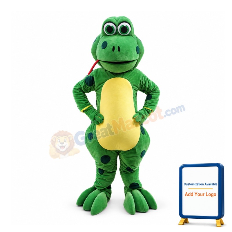 Classic Edition Long Tongue Frog Mascot Costume