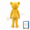 Cute Cartoon Yellow Teddy Bear Mascot Costume