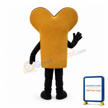 Deluxe Cartoon Bone Mascot Costume