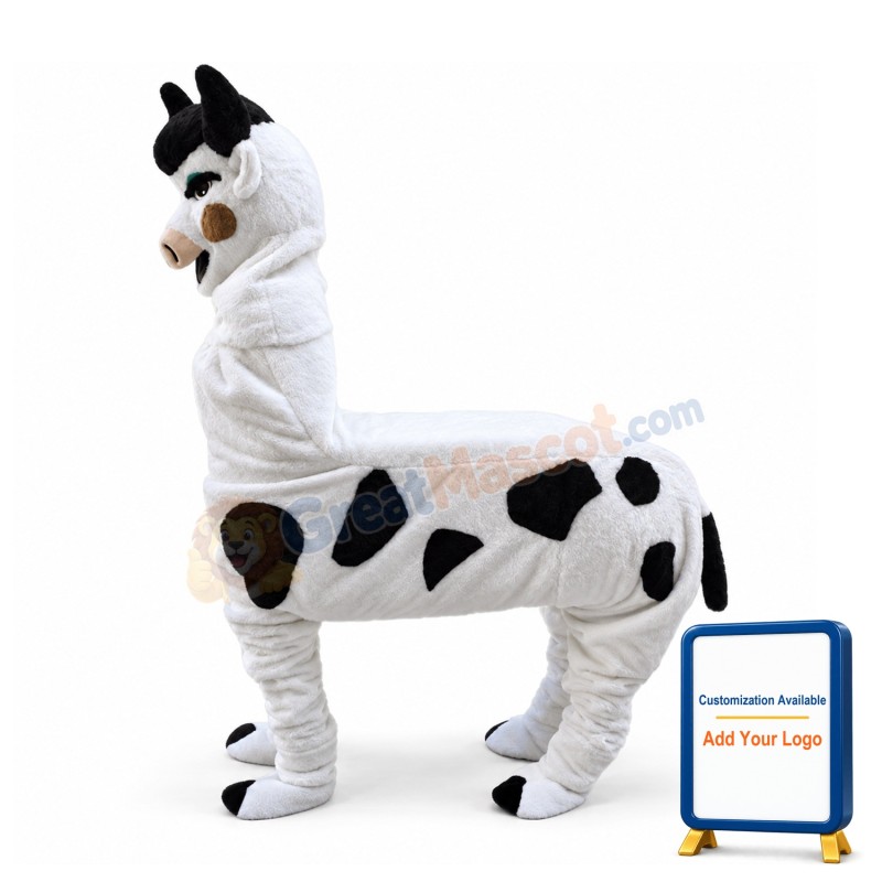 2 Person Little Milk Cow Mascot Costume