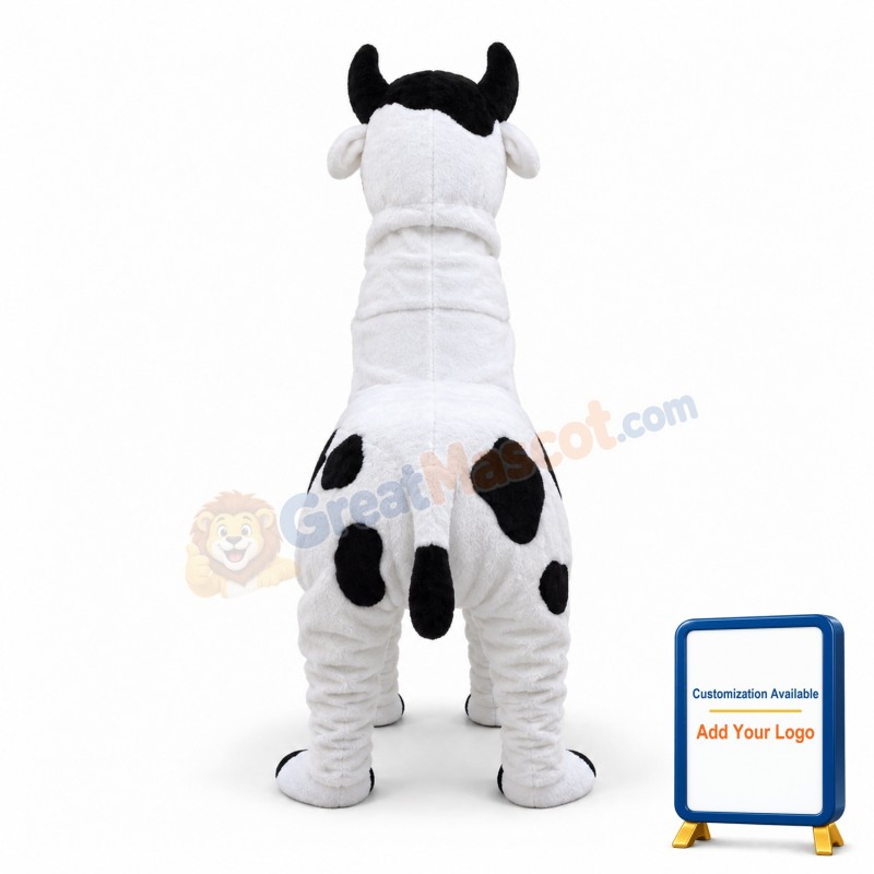 2 Person Little Milk Cow Mascot Costume