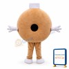 Deluxe Cartoon Pink Donut Mascot Costume