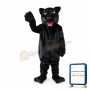 Fierce Black Cougar Mascot Costume