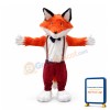 Long Fur Mr. Fox Mascot Costume