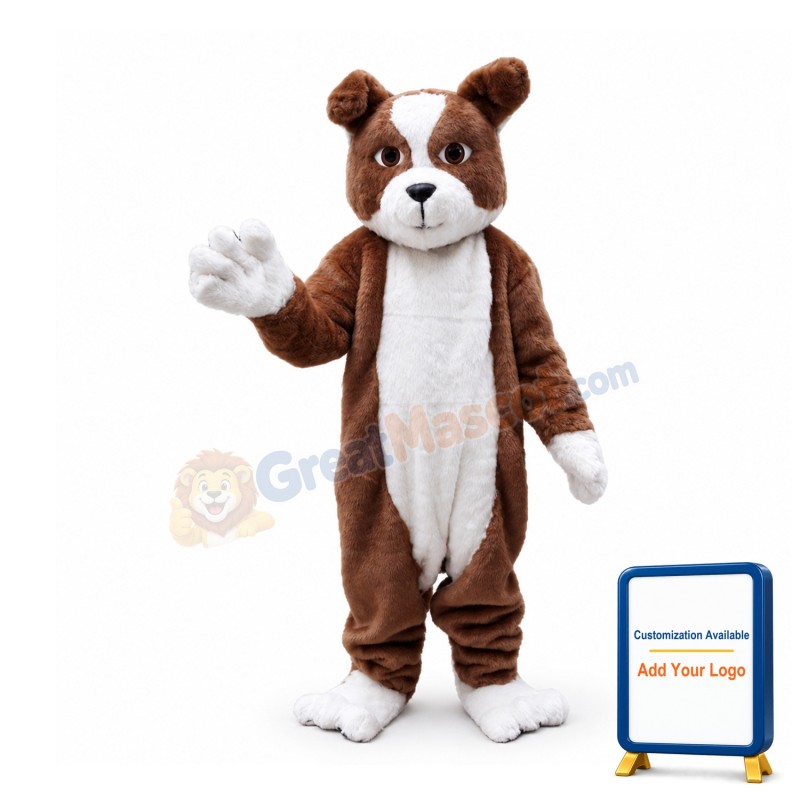 Obedient Dog Animal Mascot Costume