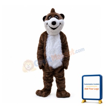 Plush Beaver Animal Mascot Costume
