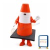 Reflective Traffic Cones Mascot Costume