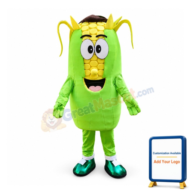 Deluxe Cartoon Corn Bud Mascot Costume
