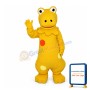 Golden Frog Mascot Costume