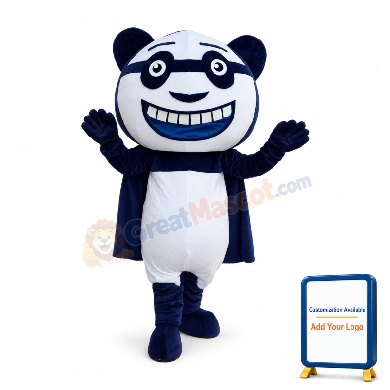 Funny Cartoon Panda Mascot Costume