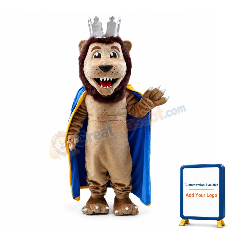 Happy Lion King Mascot Costume