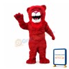 Power Red Lion Mascot Costume