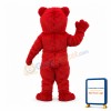 Power Red Lion Mascot Costume
