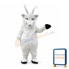 Happy Goat Long Fur Mascot Costume