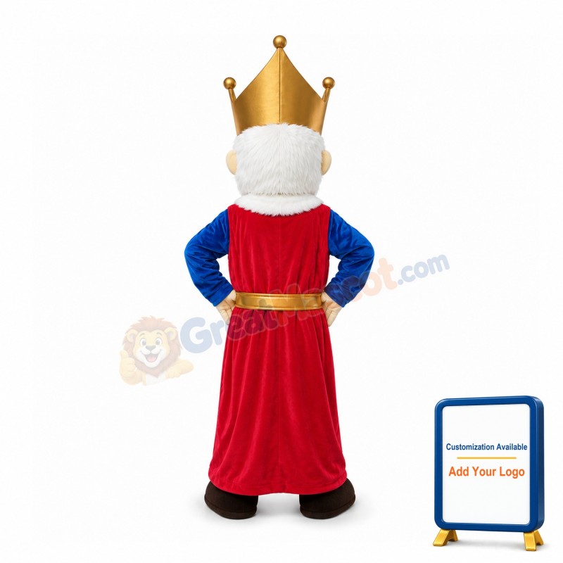 Benevolent Old King Mascot Costume