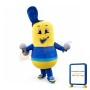 Adult Cartoon Barbell Mascot Costume