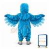Peacock Blue Parrot Mascot Costume