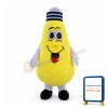 Lovely Cartoon Yellow Light Bulb Mascot Costume