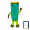 Adult Cartoon Green Trash Can Mascot Costume